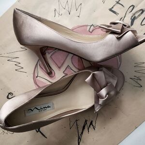 NINA satin heels